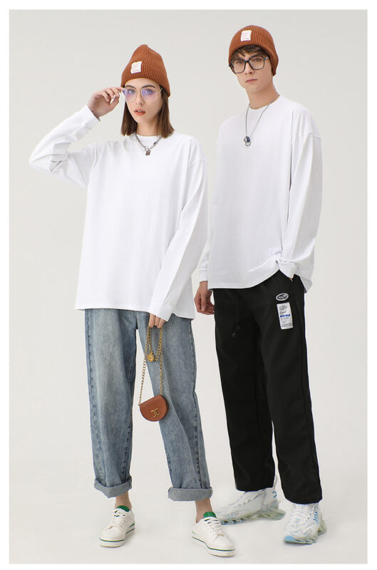 Q2450,240G Oversize Long Sleeve T-shirt - 图片 10