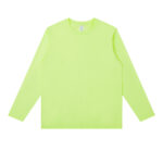 QXK2521, 230G-20S Long Sleeve T-shirt Ribbed Cuffs - 图片 5