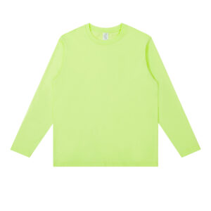 QXK2521, 230G-20S Long Sleeve T-shirt Ribbed Cuffs - 图片 5