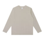 QXK2521, 230G-20S Long Sleeve T-shirt Ribbed Cuffs - 图片 11