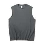 08VS30, 230G-20S Pure Cotton Sleeveless Vest - 图片 2