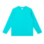 QXK2521, 230G-20S Long Sleeve T-shirt Ribbed Cuffs - 图片 7