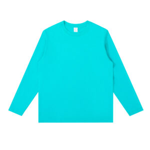 QXK2521, 230G-20S Long Sleeve T-shirt Ribbed Cuffs - 图片 7