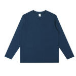 QXK2521, 230G-20S Long Sleeve T-shirt Ribbed Cuffs - 图片 13