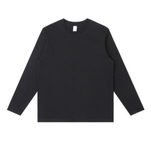 QXK2521, 230G-20S Long Sleeve T-shirt Ribbed Cuffs - 图片 9